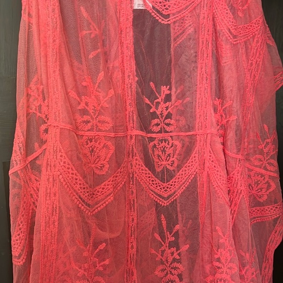 torrid Mesh Embroidered Ruana NWT - Picture 6 of 6